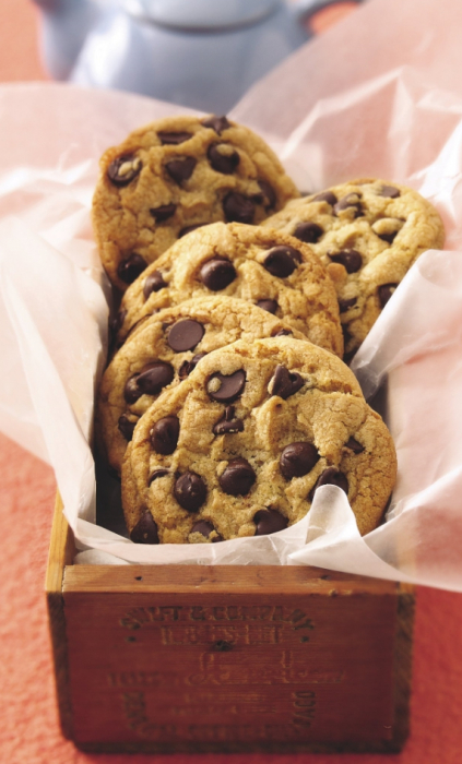 galletas americanas con chispas de chocolate