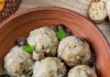 albóndigas de pollo con champiñones