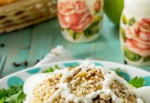 Schildkrötensalat mit Huhn und Apfel